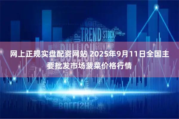 网上正规实盘配资网站 2025年9月11日全国主要批发市场菠菜价格行情