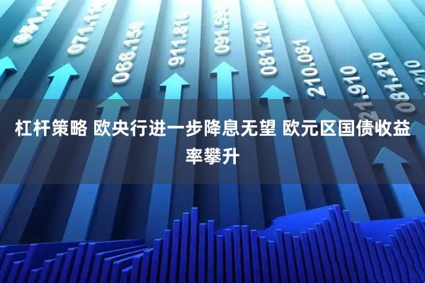 杠杆策略 欧央行进一步降息无望 欧元区国债收益率攀升