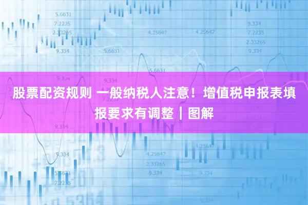 股票配资规则 一般纳税人注意！增值税申报表填报要求有调整｜图解